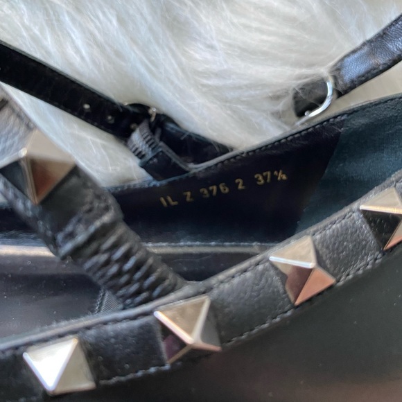 Valentino Noir Rockstud Cage Ballet Flats - Picture 7 of 9